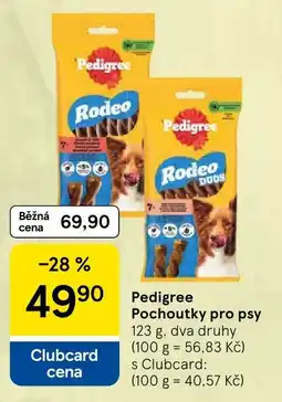 Tesco Pedigree Pochoutky pro psy nabídka