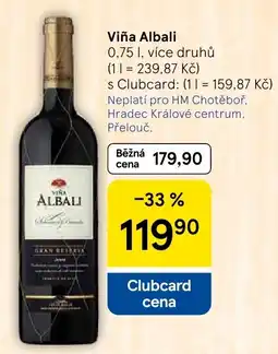 Tesco Viña Albali nabídka