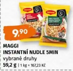 Trefa Maggi instantní nudle 5min vybrané druhy nabídka
