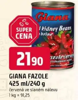 Trefa Giana fazole nabídka