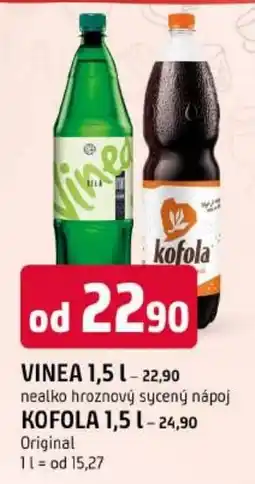Trefa Vinea nealko hroznový sycený nápoj nabídka