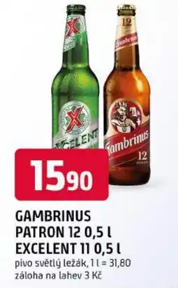 Trefa Gambrinus patron 12 excelent 11 nabídka