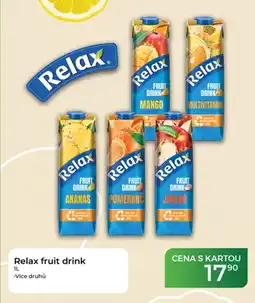 Tamda Foods Relax fruit drink nabídka