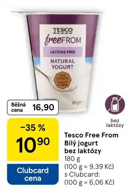 Tesco Tesco Free From Bílý jogurt bez laktózy nabídka