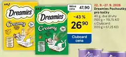 Tesco Dreamies Pochoutky pro kočky nabídka