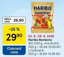 Tesco Haribo bonbony nabídka