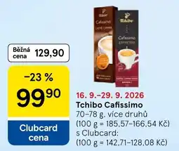 Tesco Tchibo Cafissimo nabídka