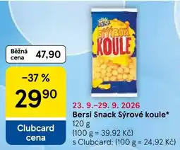 Tesco Bersi Snack Sýrové koule nabídka