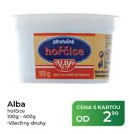 Tamda Foods Alba hořčice nabídka