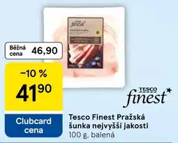 Tesco Tesco Finest Pražská šunka nejvyšší jakosti nabídka