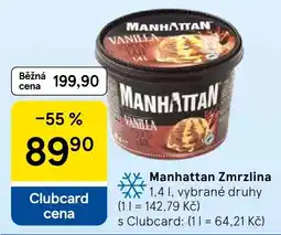 Tesco Manhattan Zmrzlina nabídka
