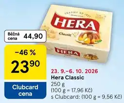Tesco Hera Classic nabídka