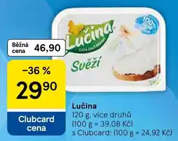 Tesco Lučina Svěží nabídka