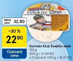 Tesco Gurmán Klub Švejkův salát nabídka