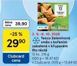 Tesco Tesco zeleninová směs s kořením nabídka
