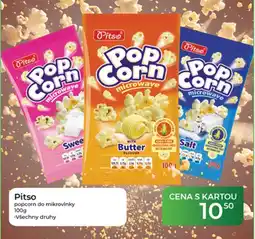 Tamda Foods Pitso popcorn do mikrovinky nabídka