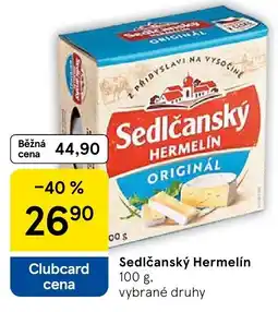 Tesco Sedlčanský Hermelín nabídka