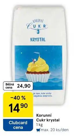 Tesco Korunní cukr krystal nabídka
