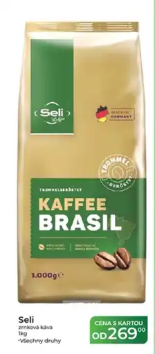 Tamda Foods Seli káva nabídka