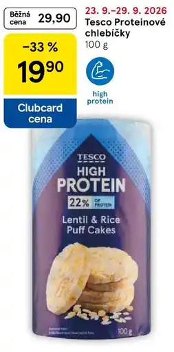Tesco Tesco proteinové chlebičky nabídka