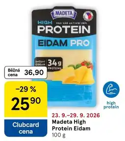 Tesco Madeta High Protein Eidam nabídka