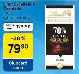 Tesco Lindt Excellence čokoláda nabídka