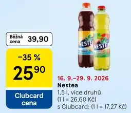 Tesco Nestea nabídka