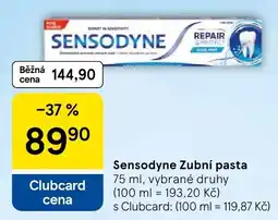 Tesco Sensodyne Zubní pasta nabídka