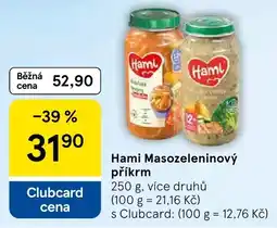 Tesco Haml masozeleninový příkrm nabídka