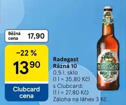Tesco Radegast Rázná 10 nabídka