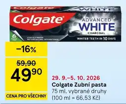 Tesco Colgate Zubní pasta nabídka