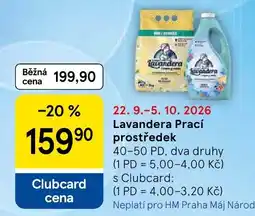 Tesco Lavandera prací prostředek nabídka