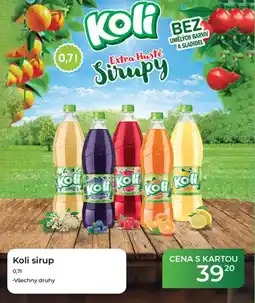 Tamda Foods Koli sirup nabídka