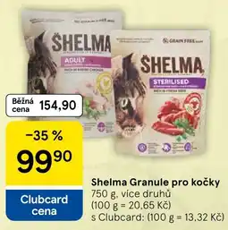 Tesco Shelma granule pro kočky nabídka