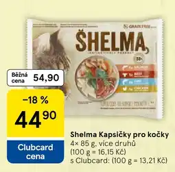 Tesco Shelma kapsičky pro kočky nabídka