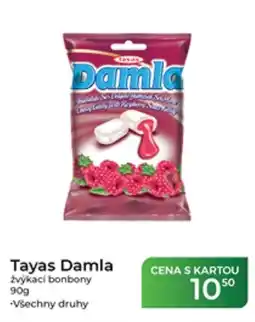 Tamda Foods Tayas Damla žvýkací bonbony nabídka