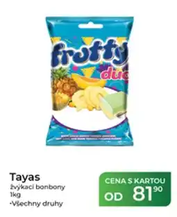Tamda Foods Tayas žvýkací bonbony nabídka