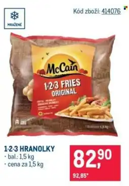Makro McCain 1-2-3 hranolky original nabídka