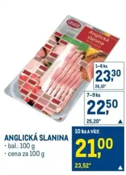 Makro Lesco anglická slanina nabídka