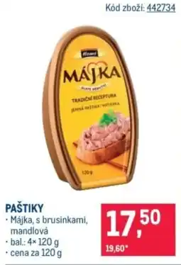 Makro Hameed májka s brusinkami mandlová nabídka