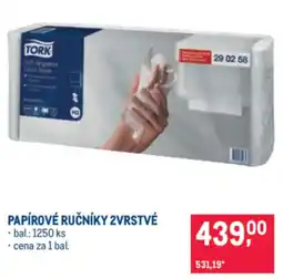 Makro Tork papírové ručníky 2vrstvé nabídka