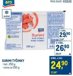 Makro Aro surimi tyčinky nabídka