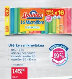 Makro Spontex utěrky z mikrovlákna nabídka