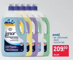 Makro Lenor professional fabric softener nabídka