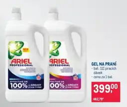 Makro Ariel professional gel na praní nabídka