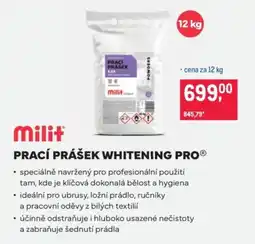 Makro Milit prací prášek whitening pro nabídka