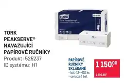 Makro Tork navazující papírové ručníky nabídka