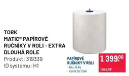 Makro Tork matic papírové ručníky v roli - extra dlouhá role nabídka
