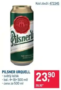 Makro Pilsner Urquell světlý ležák nabídka