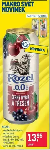 Makro Kozel černý rybíz a třešeň nabídka